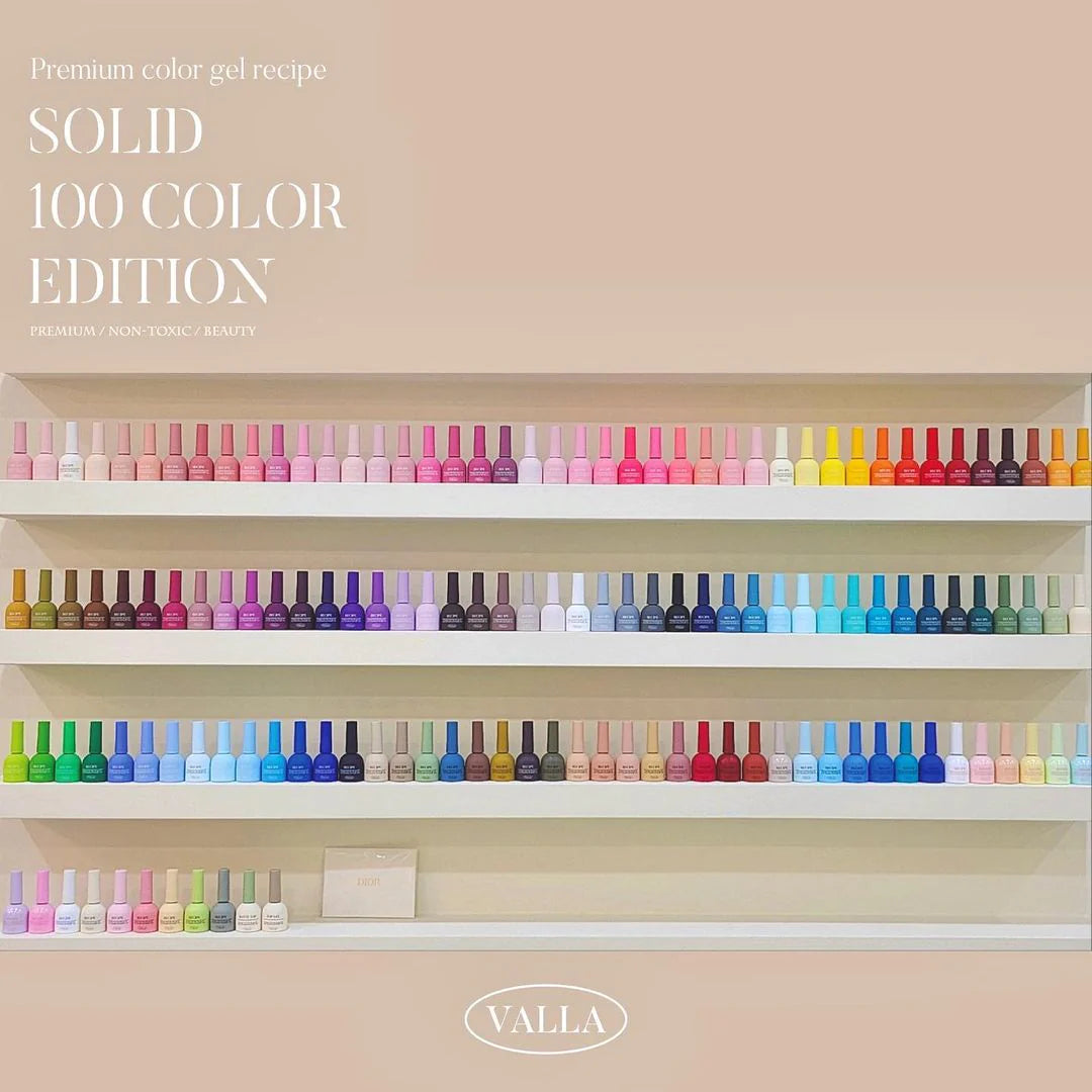 VALLA- Solid 100 Color Individual (VC01-VC100)